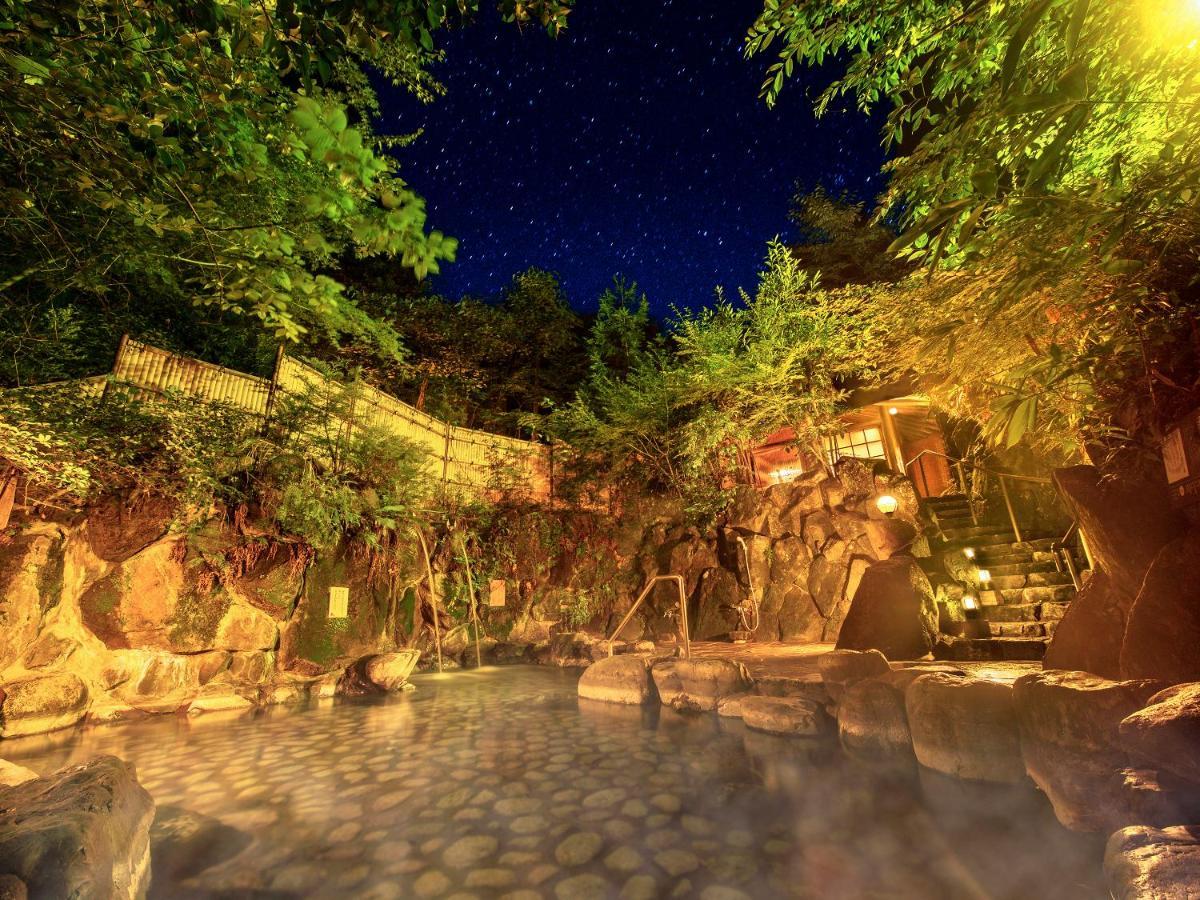 מלון Shin'onsen Ooedo Onsen Monogatari Miyoshiya מראה חיצוני תמונה